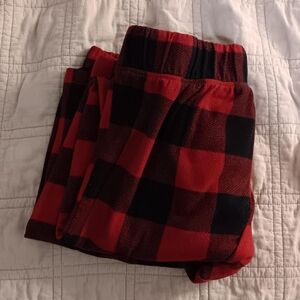 Great Northwest Clothing Company Red and Black Plaid Pajama Bottoms